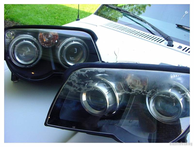 Chrysler crossfire headlight lens replacement #2