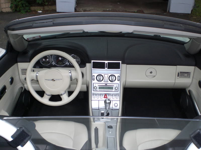 2005 Crossfire Roadster Limited White Vanilla Interior